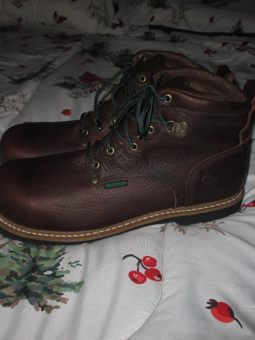 Georgia Boots 6" Waterproof Work Boots Steel Toe size 13 W